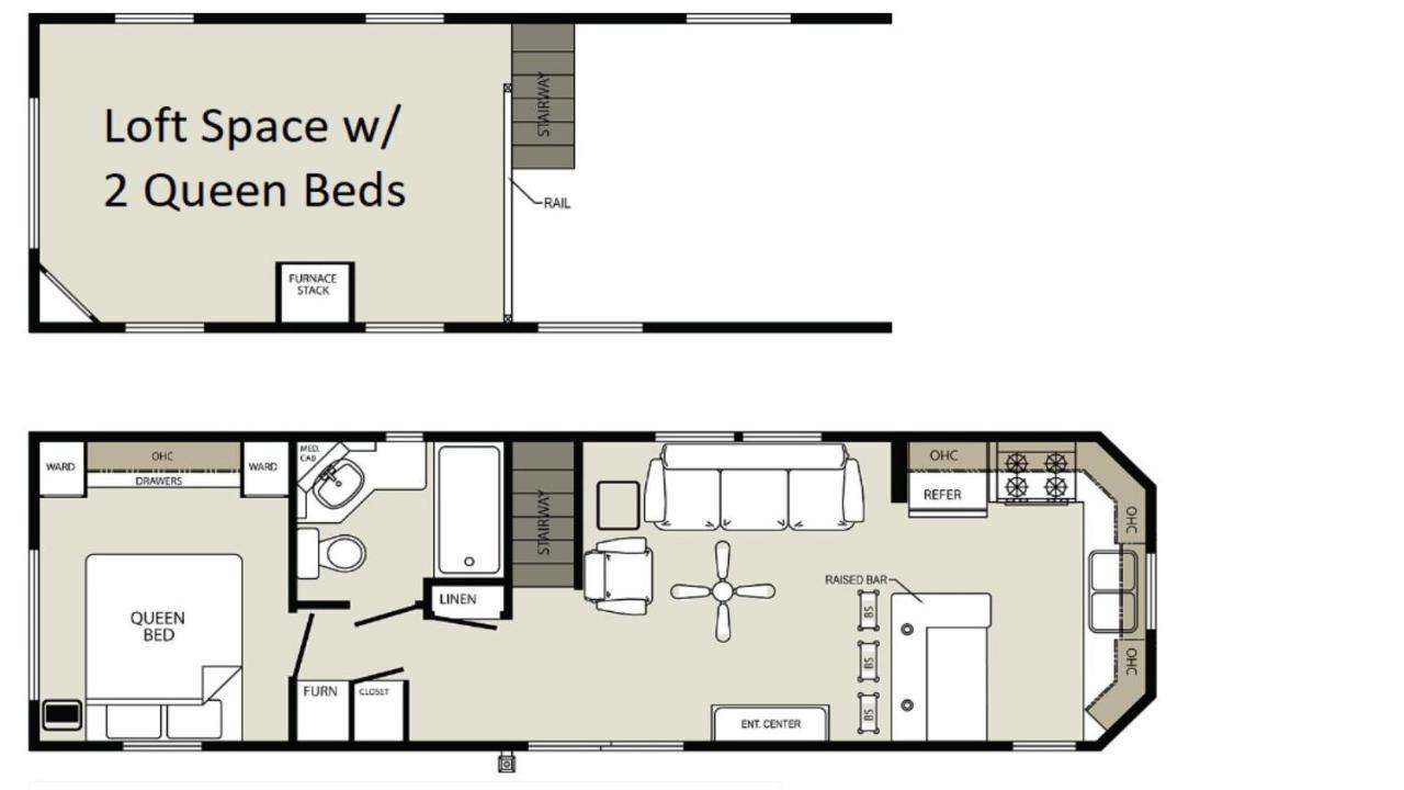 Funstays Glamping Tiny House W Loft - Site 2 Moab Exterior photo